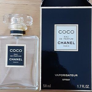 EMPTY Chanel perfume bottle.